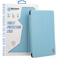 Чехол BECOVER Tri Fold Soft TPU Apple Pencil для iPad Air 4/5 10.9" Light Blue (711108)