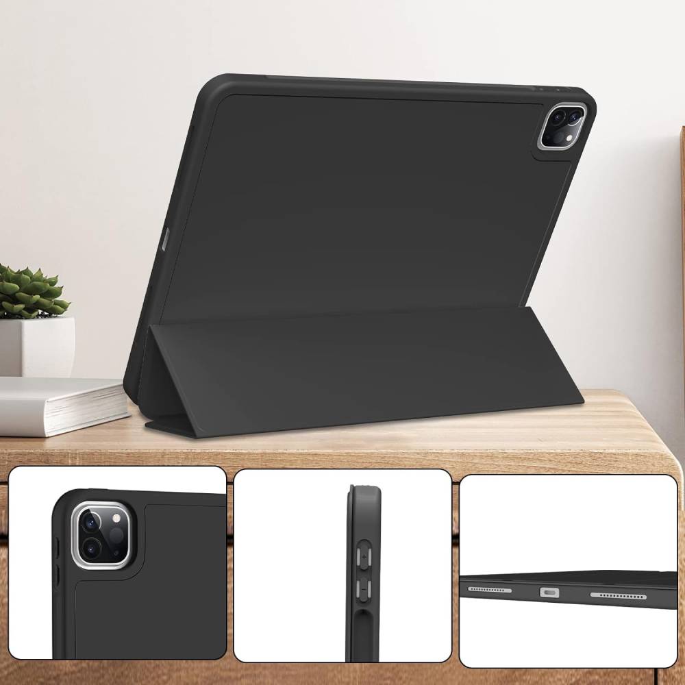 Чехол BECOVER Tri Fold Soft TPU Apple Pencil для iPad Pro 11 Black (711109) Совместимость по модели Apple iPad Pro 11" (2022)