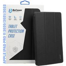 Чехол BECOVER Tri Fold Soft TPU Apple Pencil для iPad Pro 11 Black (711109)