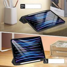 Чехол BECOVER Tri Fold Soft TPU Apple Pencil для iPad Pro 11 Black (711109)