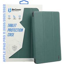 Чехол BECOVER Tri Fold Soft TPU Apple Pencil для iPad Pro 11 Dark Green (711110)