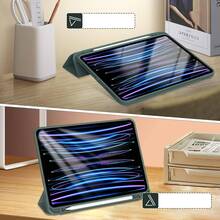 Чехол BECOVER Tri Fold Soft TPU Apple Pencil для iPad Pro 11 Dark Green (711110)