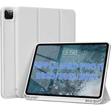 Чохол BECOVER Tri Fold Soft TPU Apple Pencil для iPad Pro 11 Gray (711111)