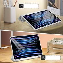 Чохол BECOVER Tri Fold Soft TPU Apple Pencil для iPad Pro 11 Gray (711111)