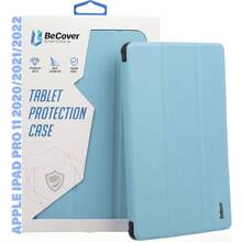 Чехол BECOVER Tri Fold Soft TPU Apple Pencil для iPad Pro 11 Light Blue (711112)