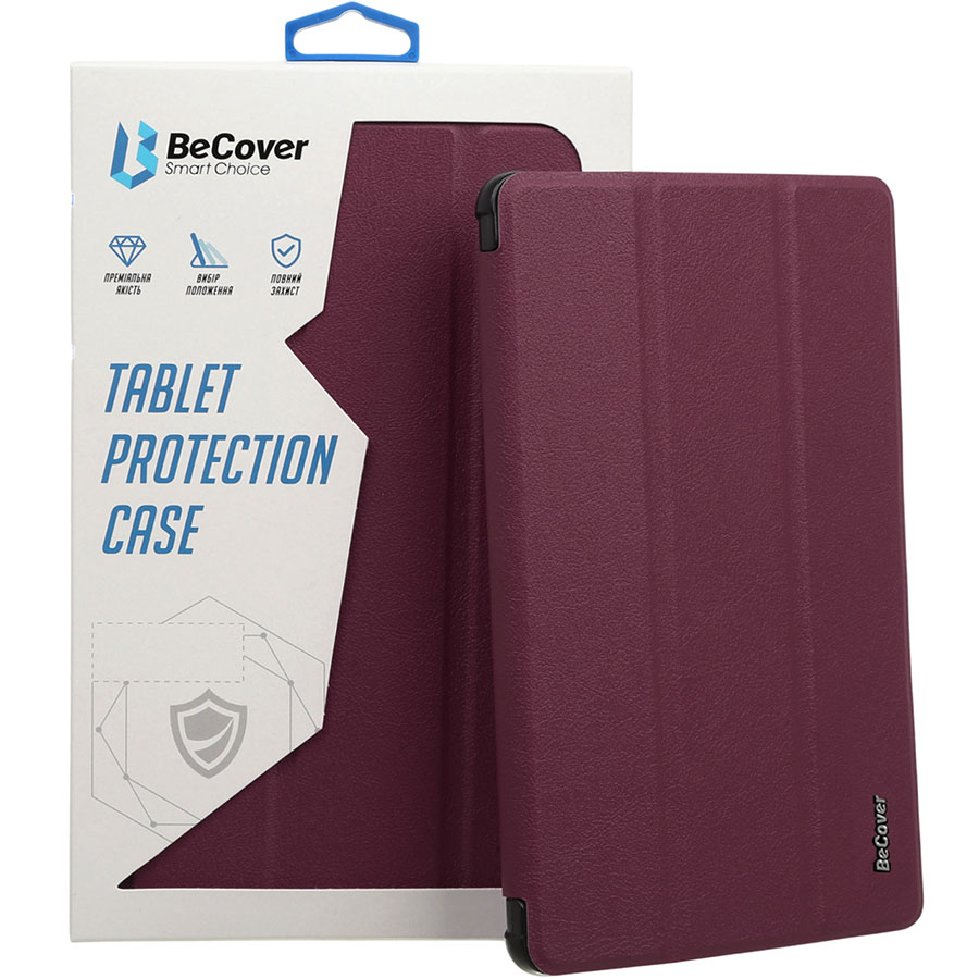 Чохол BECOVER Smart Case Samsung Galaxy Tab S6 Lite 2024 10.4" Red Wine (710821)