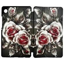 Чехол BECOVER Smart Case для Samsung Galaxy Tab A9 Plus Black Rose (711276)