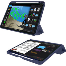 Чохол BECOVER Tri Fold Soft TPU для iPad Air 11" M2/M3 Deep Blue (711401)