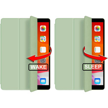 Чехол BECOVER Tri Fold Soft TPU для Apple iPad Air 11" M2/M3 Green (711402)