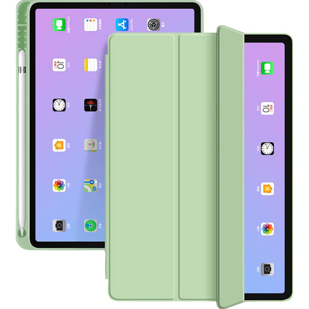 Чехол BECOVER Tri Fold Soft TPU для Apple iPad Air 11" M2/M3 Green (711402) Совместимость по модели Apple iPad Air 11" (7 Gen)