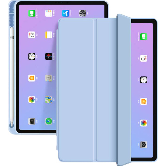 Чохол BECOVER Tri Fold Soft TPU для iPad Air 11" M2/M3 Light Blue (711403) Сумісність за брендом Apple