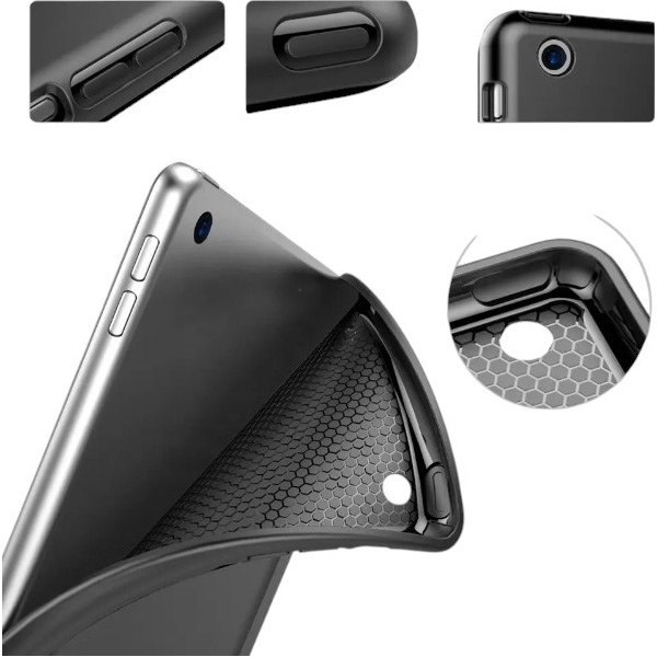 Чехол BECOVER Tri Fold Soft TPU Silicone для Apple iPad Air 11" M2/M3 (2024/2025) Black (711405) Совместимость по модели Apple iPad Air 11" (7 Gen)