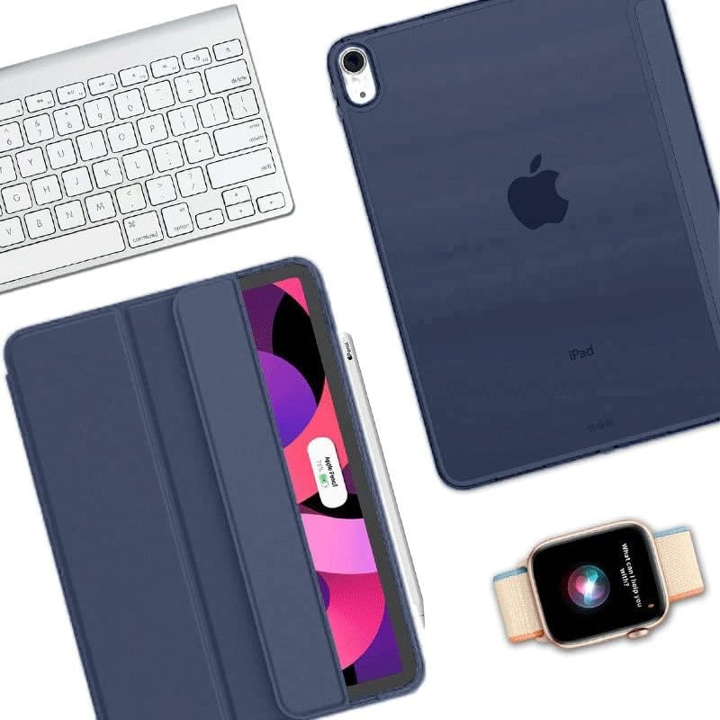 Зовнішній вигляд Чохол BECOVER Tri Fold Hard для Apple iPad Air 11" M2/M3 2024/2025 Deep Blue (711413)