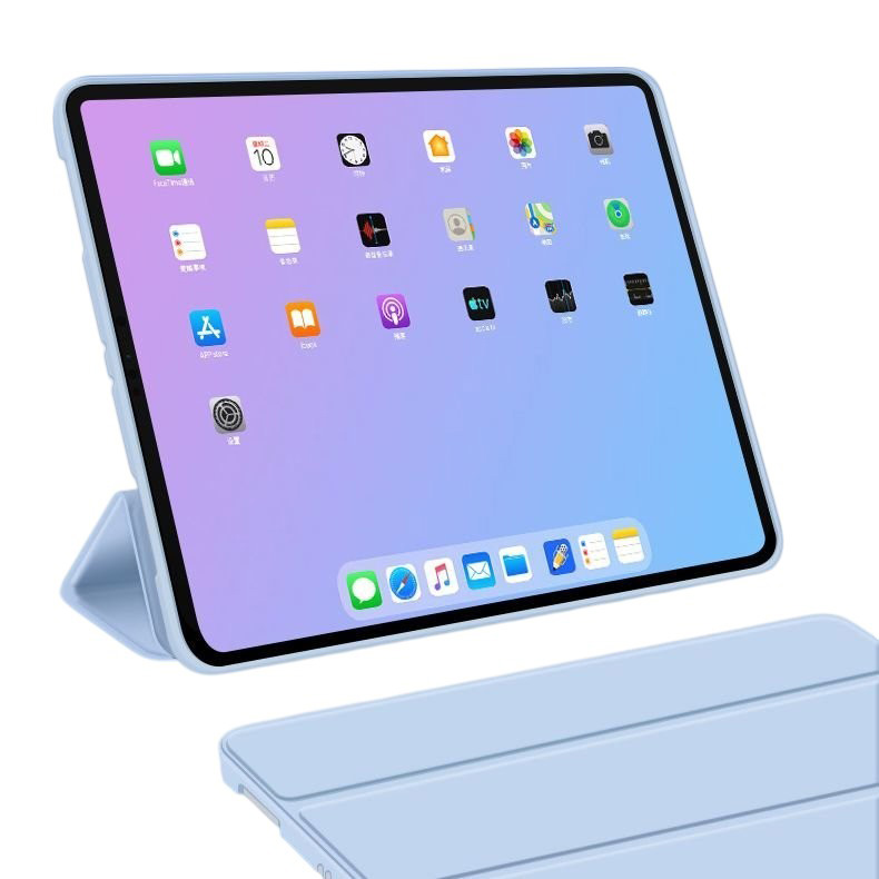 Чехол BECOVER Tri Fold Soft TPU Silicone для Apple iPad Air 11" M2/M3 Light Blue (711409) Совместимость по модели Apple iPad Air 11" (7 Gen)