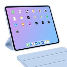 Чехол BECOVER Tri Fold Soft TPU Silicone для Apple iPad Air 11" M2/M3 Light Blue (711409)