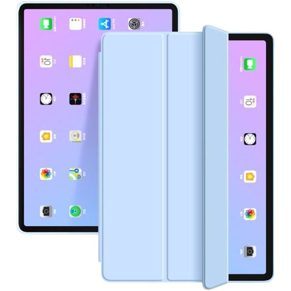 Чехол BECOVER Tri Fold Soft TPU Silicone для Apple iPad Air 11" M2/M3 Light Blue (711409) Совместимость по бренду Apple