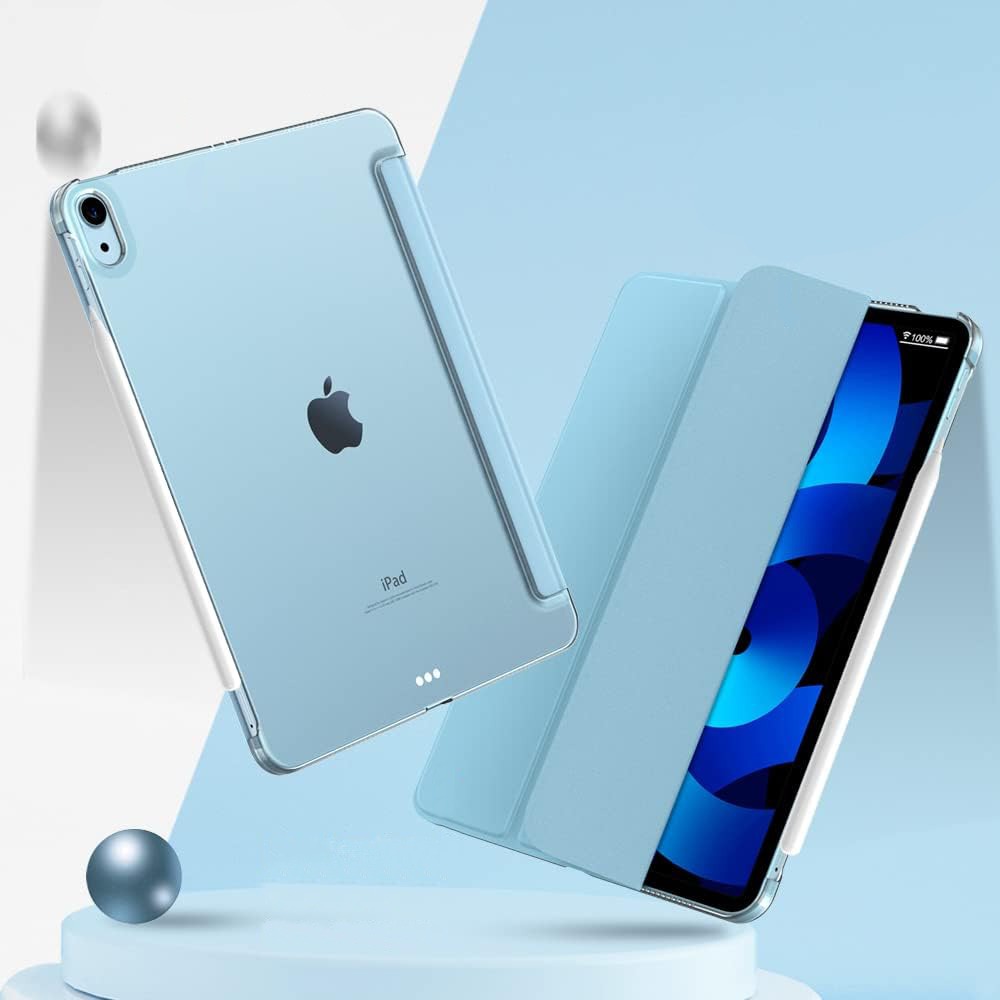 Фото Чхеол BECOVER Tri Fold Hard для Apple iPad Air 11" M2/M3 2024/2025 Light Blue (711415)