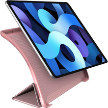 Чехол BECOVER Tri Fold Soft TPU Silicone для Apple iPad Air 11" M2/M3 (2024/2025) Pink (711410)