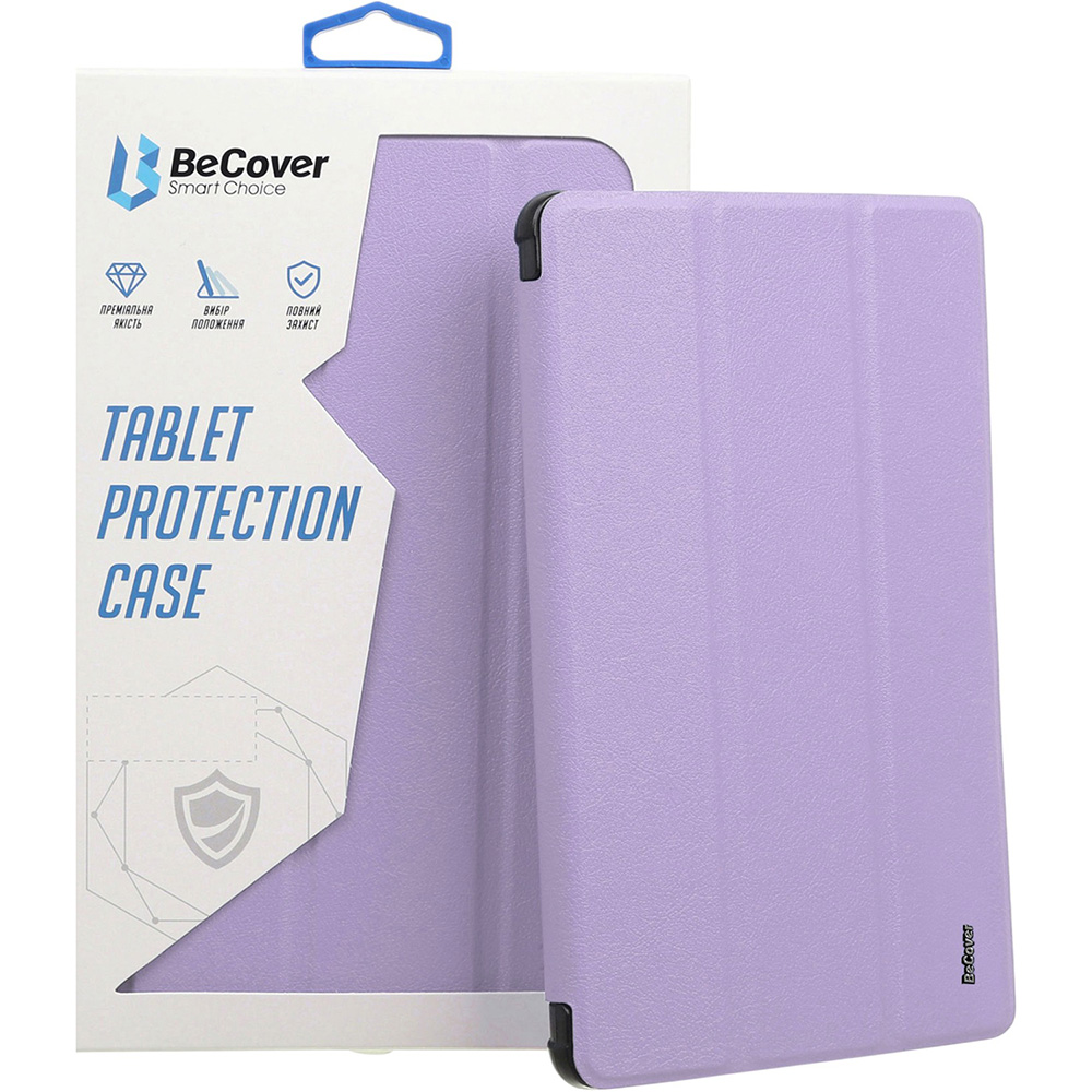 Чехол BECOVER Tri Fold Soft TPU Silicone для Apple iPad Air 11" M2/M3 (2024/2025) Purple (711411)
