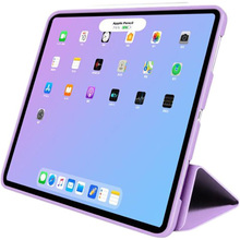 Чехол BECOVER Tri Fold Soft TPU Silicone для Apple iPad Air 11" M2/M3 (2024/2025) Purple (711411)