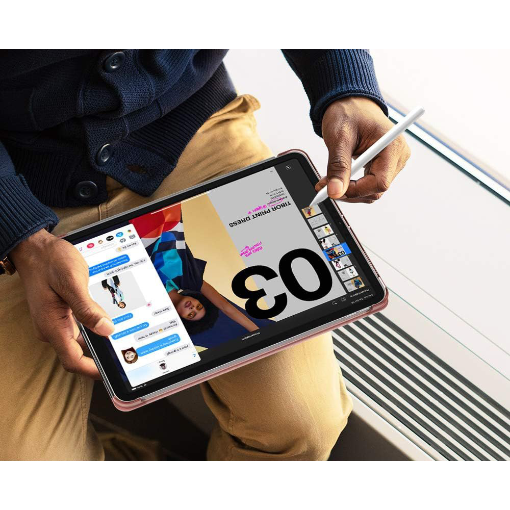Зовнішній вигляд Чохол BECOVER Tri Fold Hard для Apple iPad Air 11" M2/M3 2024/2025 Pink (711416)