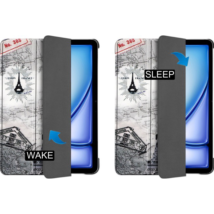 Внешний вид Чехол BECOVER Smart Case для Apple iPad Air 11" M2/M3 (2024/2025) Paris (711608)