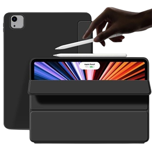 Чохол BECOVER Tri Fold Soft TPU Silicone для Apple iPad Air 13" M2/M3 2024/2025 Black (711469) Матеріал штучна шкіра