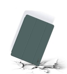 Чехол BECOVER Tri Fold Soft TPU Silicone для Apple iPad Air 13" M2/M3 Dark Green (711470)