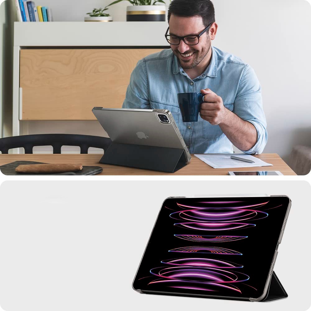 Чохол BECOVER Tri Fold Hard для Apple iPad Air 13" M2/M3 2024/2025 Black (711471) Сумісність за брендом Apple