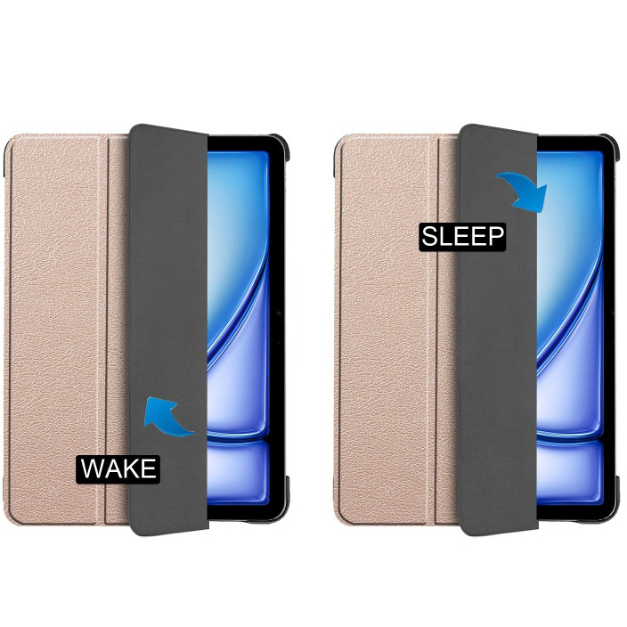 Зовнішній вигляд Чохол BECOVER Smart Case для Apple iPad Air 11" M2/M3 2024/2025 Pink (711595)