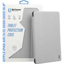 Чохол BECOVER Soft Edge TPU Apple Pencil для iPad Air (4/5) 10.9" Gray (711699)
