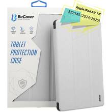 Чохол BECOVER Soft Edge TPU Apple Pencil для iPad Air 13" M2/M3 Gray (711712)