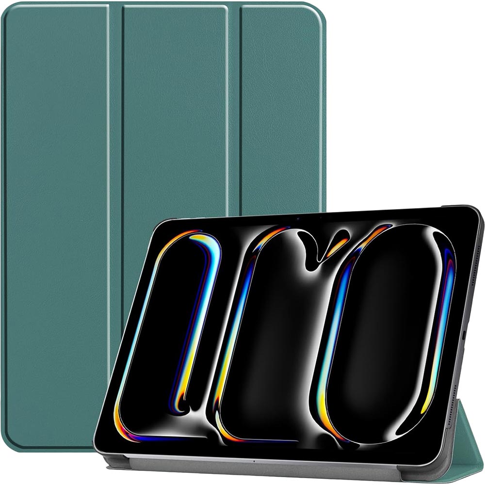 Чехол BECOVER Smart Case для Apple iPad Pro 13" M4 2024 Dark Green (711645) Совместимость по бренду Apple