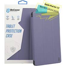 Чехол BECOVER Soft Edge TPU Apple Pencil для iPad Air 13" M2/M3 Purple (711713)