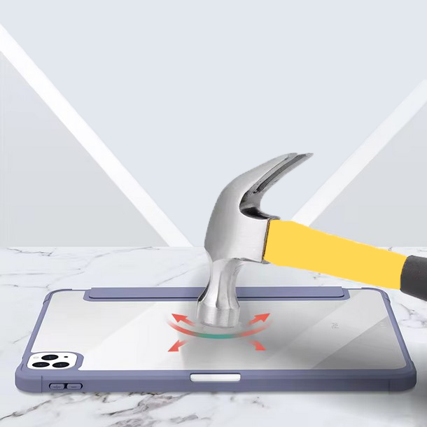 Внешний вид Чехол BECOVER Soft Edge TPU з кріпл. Apple Pencil для iPad Pro 11" M4 Purple (711716)