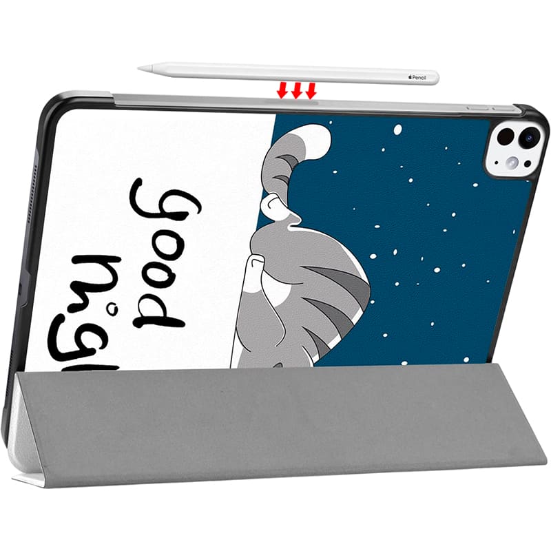 Чохол BECOVER Smart Case для Apple iPad Pro 13 M4 2024 Good Night (711651) Матеріал поліуретан