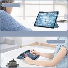 Чехол BECOVER Soft Edge TPU Apple Pencil для iPad Air 11" M2/M3 Blue Haze (711703)