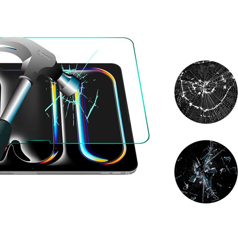 Защитное стекло BECOVER для Apple iPad Pro 13" M4 2024 (711674) Совместимость по модели Apple iPad Pro 13" (2024)