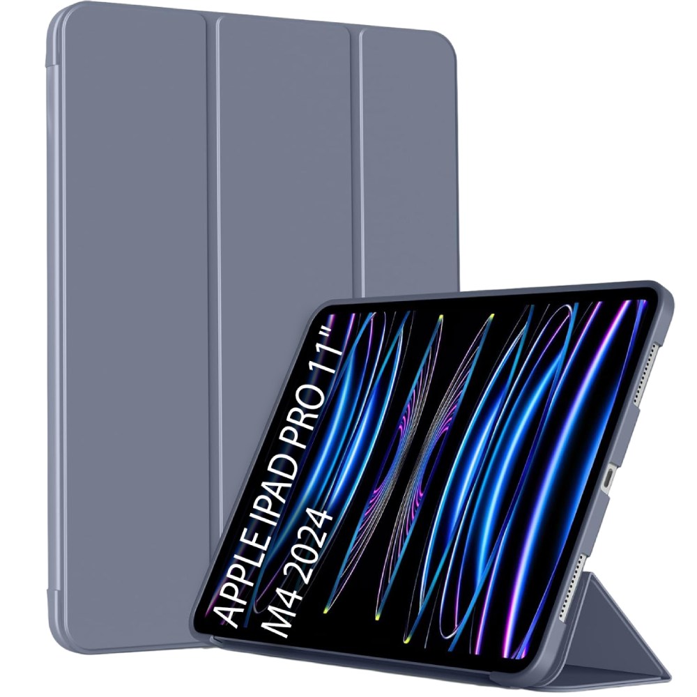 Чехол BECOVER Tri Fold Soft TPU Silicone для Apple iPad Pro 11" M4 2024 Purple (711749)