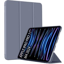 Чохол BECOVER Tri Fold Soft TPU Silicone для Apple iPad Pro 11" M4 2024 Purple (711749)
