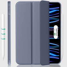 Чехол BECOVER Tri Fold Soft TPU Silicone для Apple iPad Pro 11" M4 2024 Purple (711749)