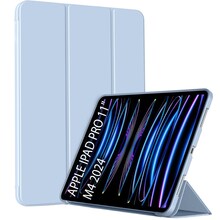 Чохол BECOVER Tri Fold Soft TPU Silicone для Apple iPad Pro 11" M4 2024 Light Blue (711748)