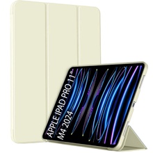 Чохол BECOVER Tri Fold Soft TPU Silicone для Apple iPad Pro 11" M4 2024 Beige (711745)