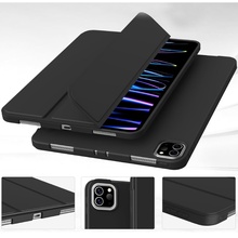 Чехол BECOVER Tri Fold Soft TPU Silicone для Apple iPad Pro 11" M4 2024 Black (711744)