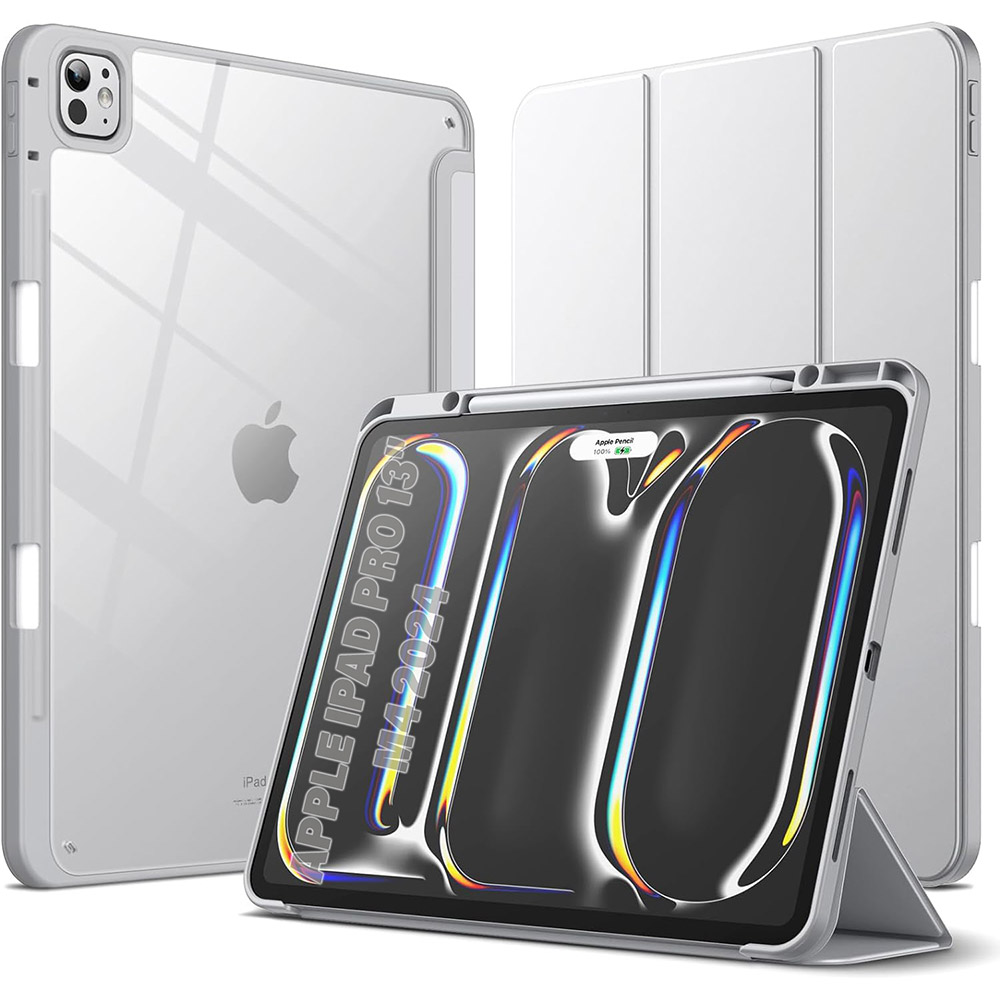 Чехол BeCover Soft Edge TPU для Apple iPad Pro 13" M4 2024 Gray (711718) Совместимость по бренду Apple