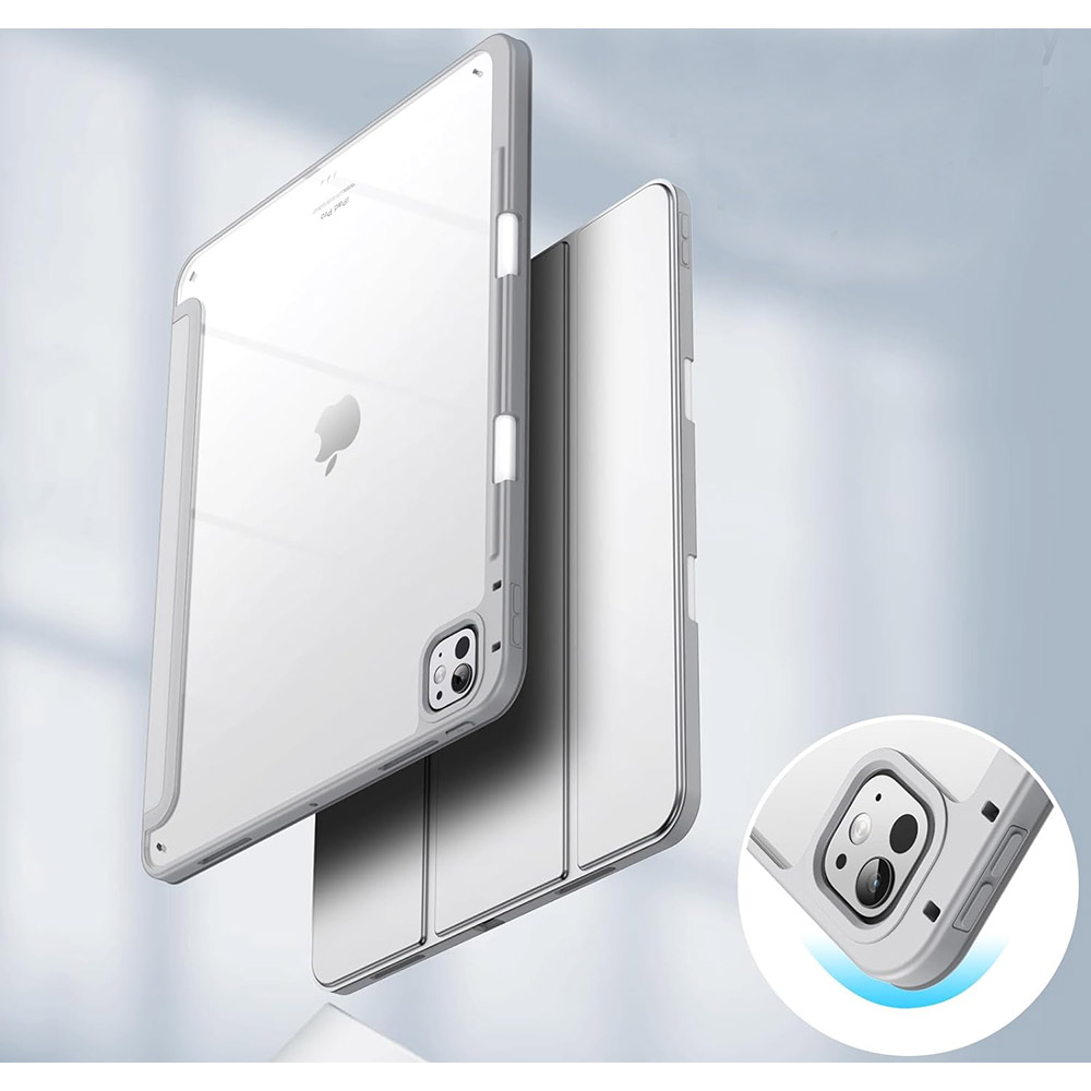 Чехол BeCover Soft Edge TPU для Apple iPad Pro 13" M4 2024 Gray (711718) Материал полиуретан