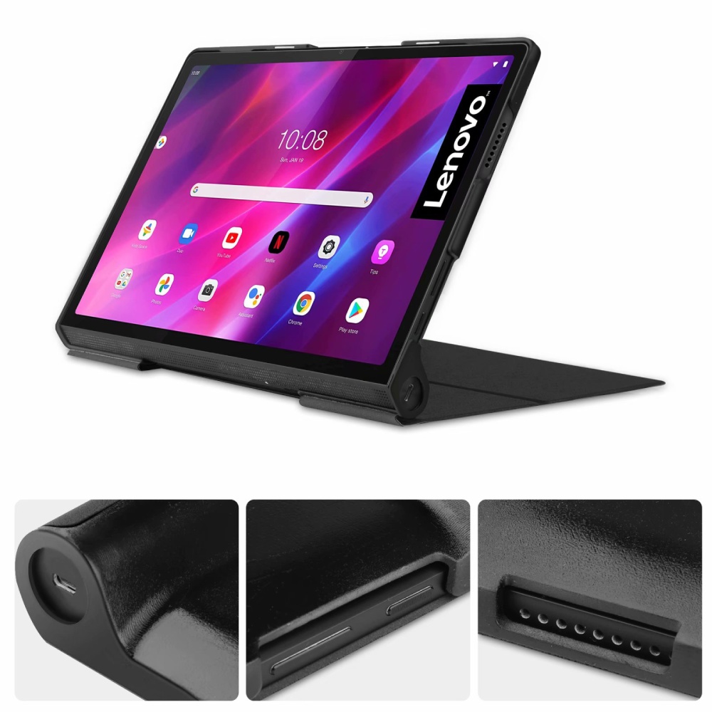 Чохол BECOVER Smart Case для Lenovo Yoga Tab 11" YT-706F Black (707287) Матеріал пластик
