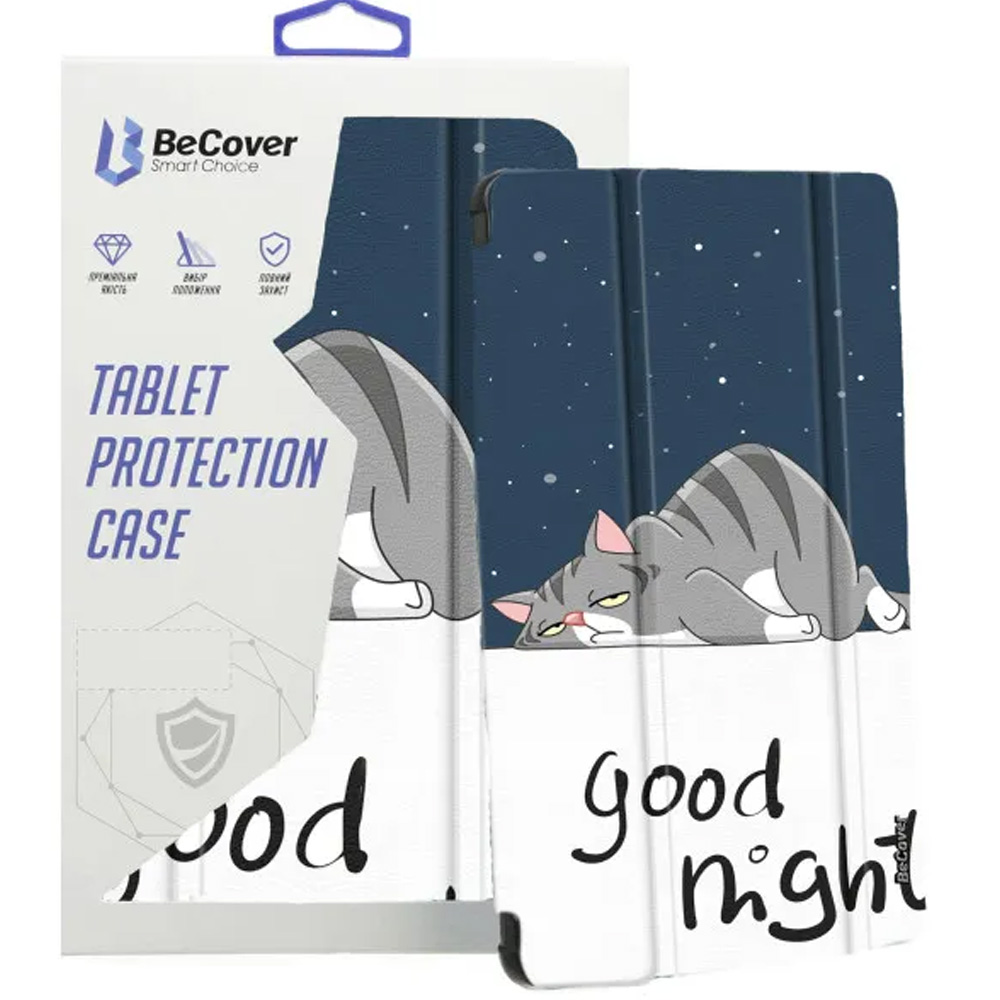 Чохол BECOVER Smart Case до Samsung Galaxy Tab S10 FE Plus Good Night (713387)