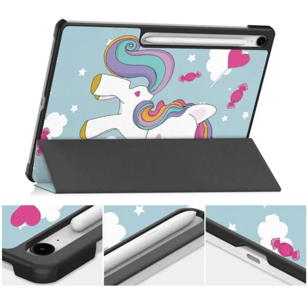 Изображение Чехол BECOVER Smart Case для Samsung Galaxy Tab S10 FE Plus Unicorn (713388)