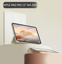 Чехол BECOVER Tri Fold Soft TPU Silicone для Apple iPad Pro 13" M4 2024 Beige (711751)